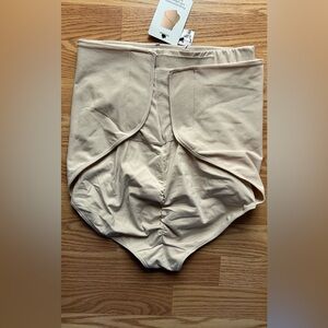 Leonisa High-Waisted Compression Postpartum Panty Adjustable Belly Wrap Size L